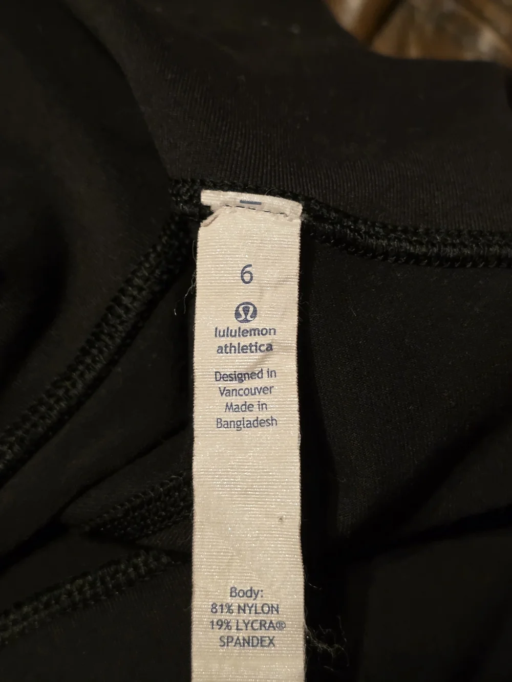 lululemon athletica Black Capri Leggings with High Waist